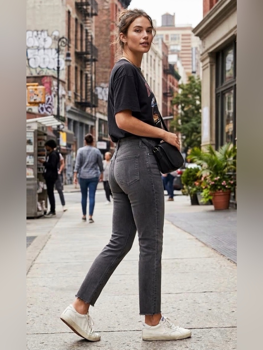 Madewell Charcoal Gray Ankle Slim Jeans - Women S/27